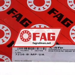 FAG 7216-B-MP-UA rulman resim 5