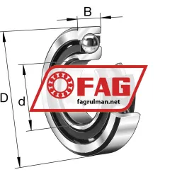 FAG 7209-B-XL-MP-P6-UA rulman resim 4