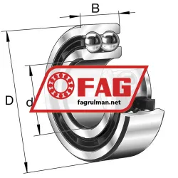 FAG 3201B-TVH-C3 rulman resim 2