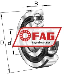 FAG QJ211-XL-MPA-T42A rulman resim 4